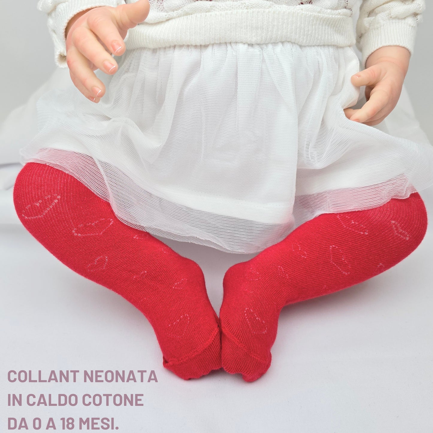 Collant Bambina Neonato Invernali Calzamaglia Bambina Caldo cotone 2 PAIA Made in Italy ASS2