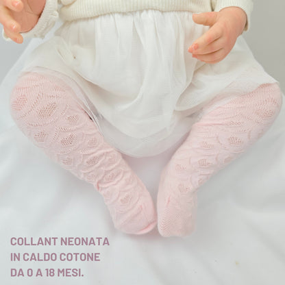 Collant Bambina Neonato Invernali Calzamaglia Bambina Caldo cotone 2 PAIA Made in Italy ASS3