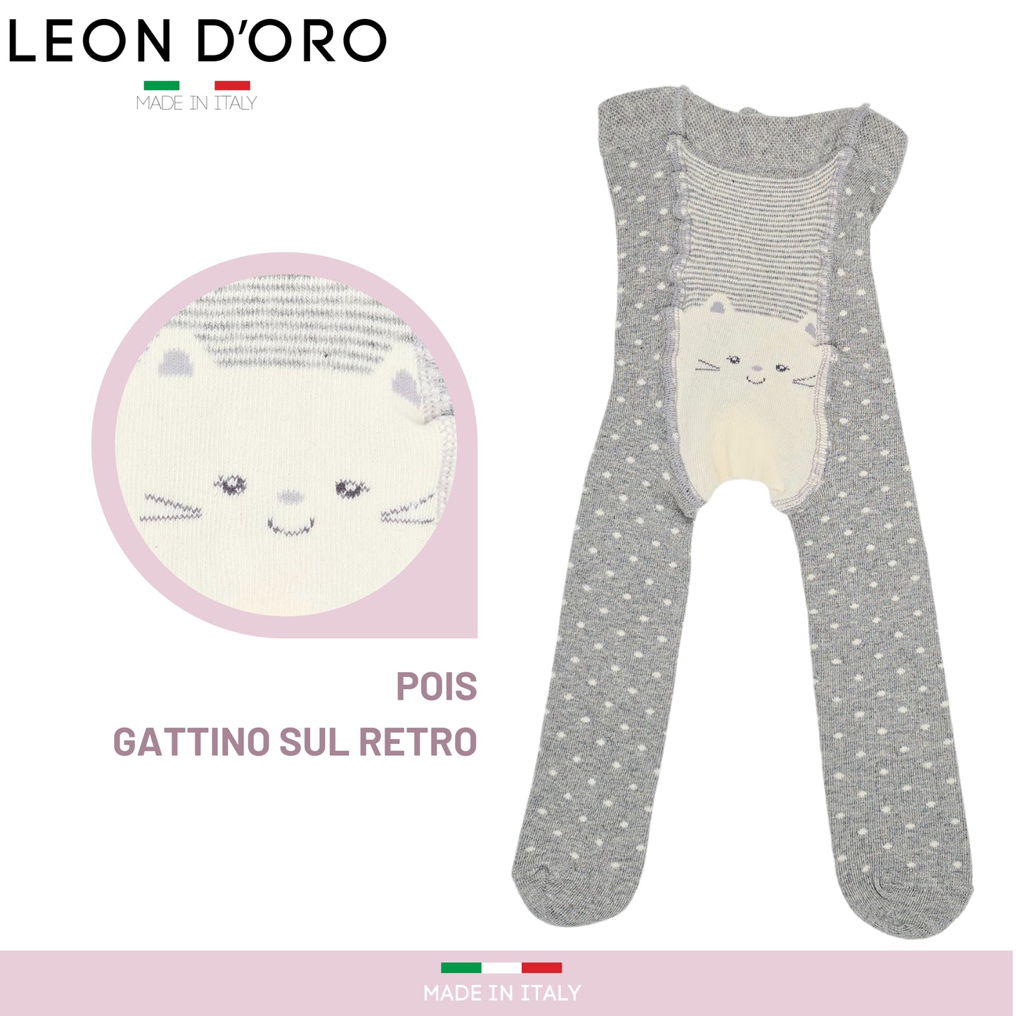 Collant Bambina Neonato Invernali Calzamaglia Bambina Caldo cotone 2 PAIA Made in Italy ASS2