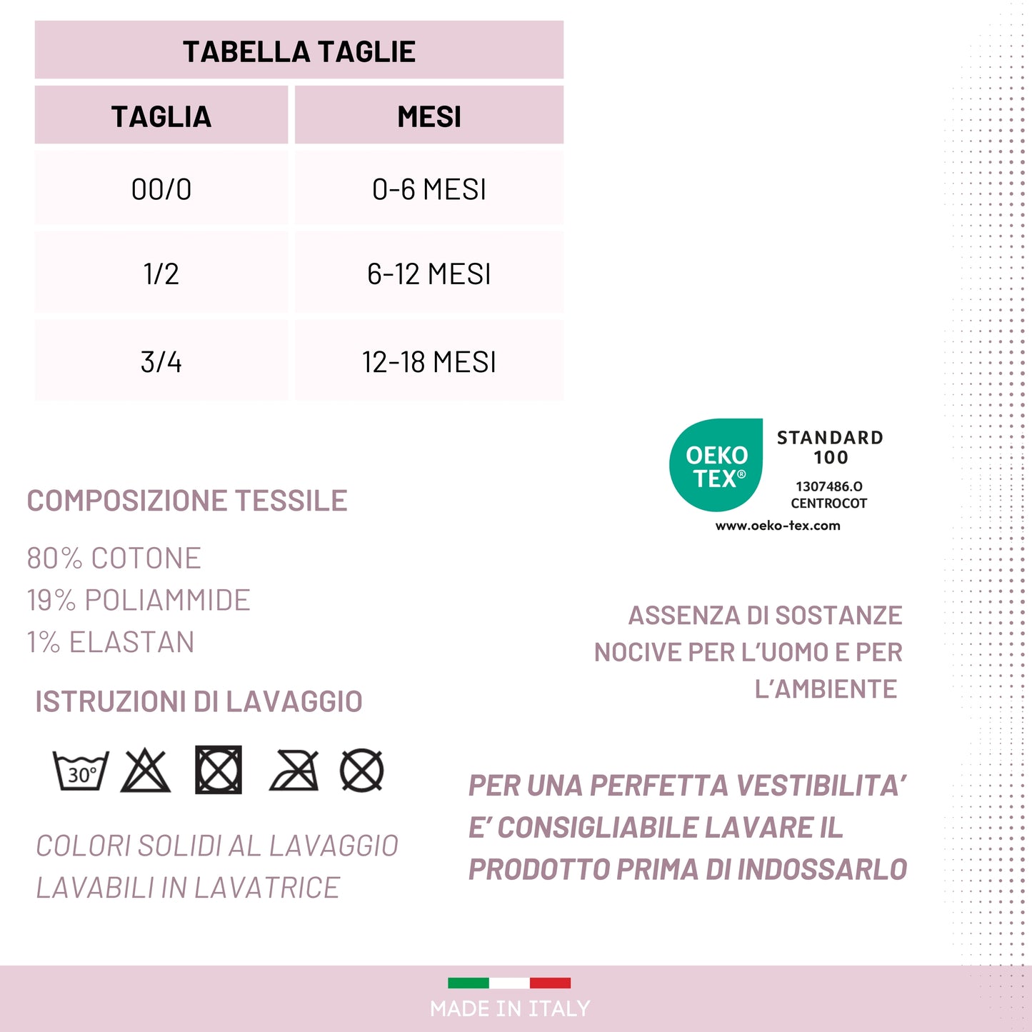 Calzini Bambina Caldo Cotone 6 Paia Gambaletti Neonato 0/6 mesi 6/12 mesi 12/18 mesi Made in Italy ASS2